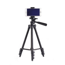 110cm Black Aluminum 3 Legs Camera Stand Cell Phone Tripod